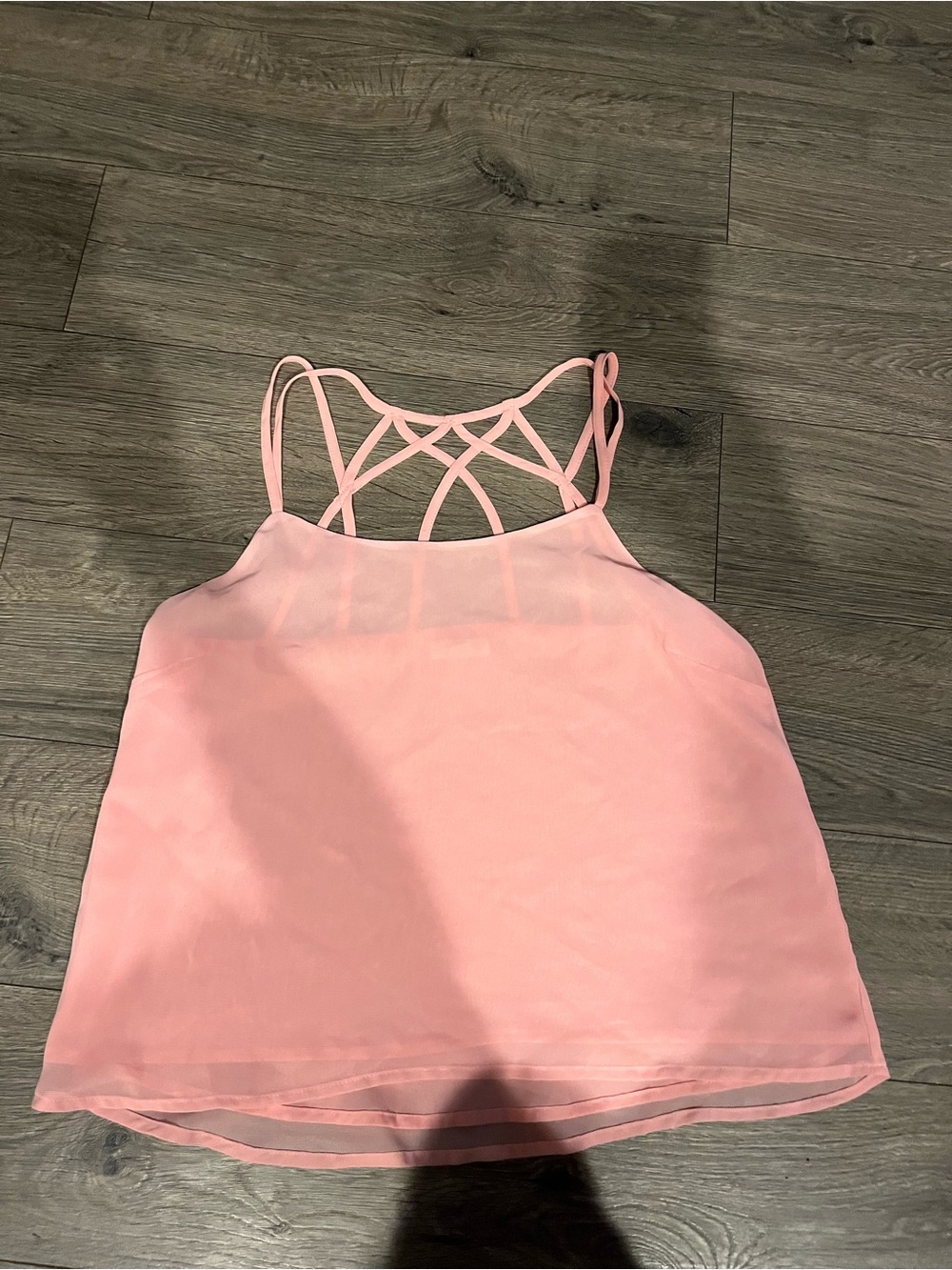 mine Light Pink Strappy Back Camisole